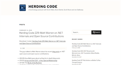 Desktop Screenshot of herdingcode.com